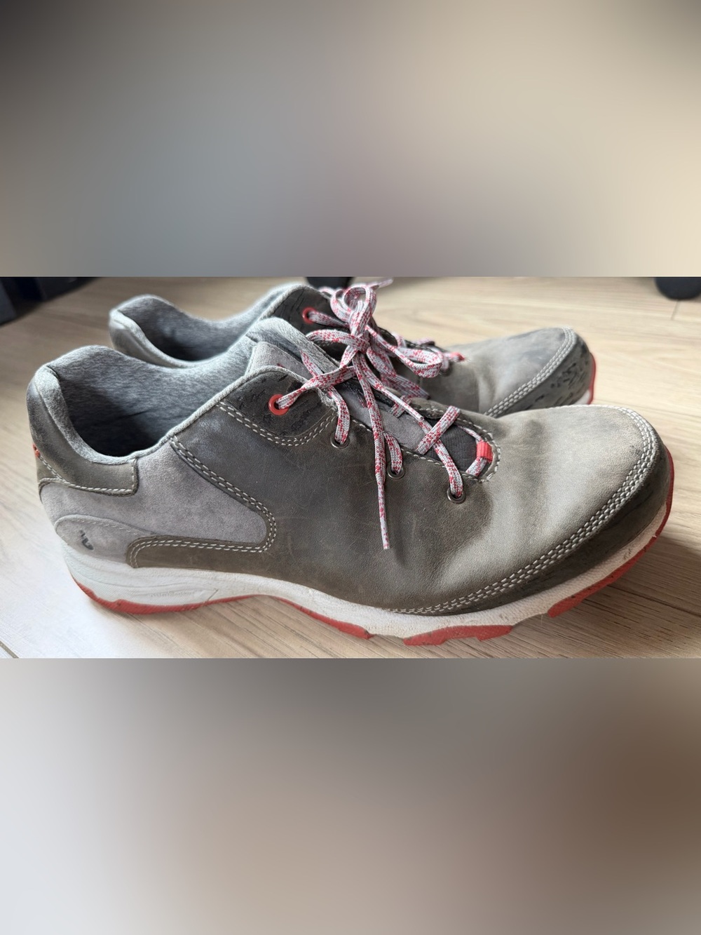Womens Teva Ahnu Sugar Venture Lace Brown Leather Trail Sneakers Shoes Size 11